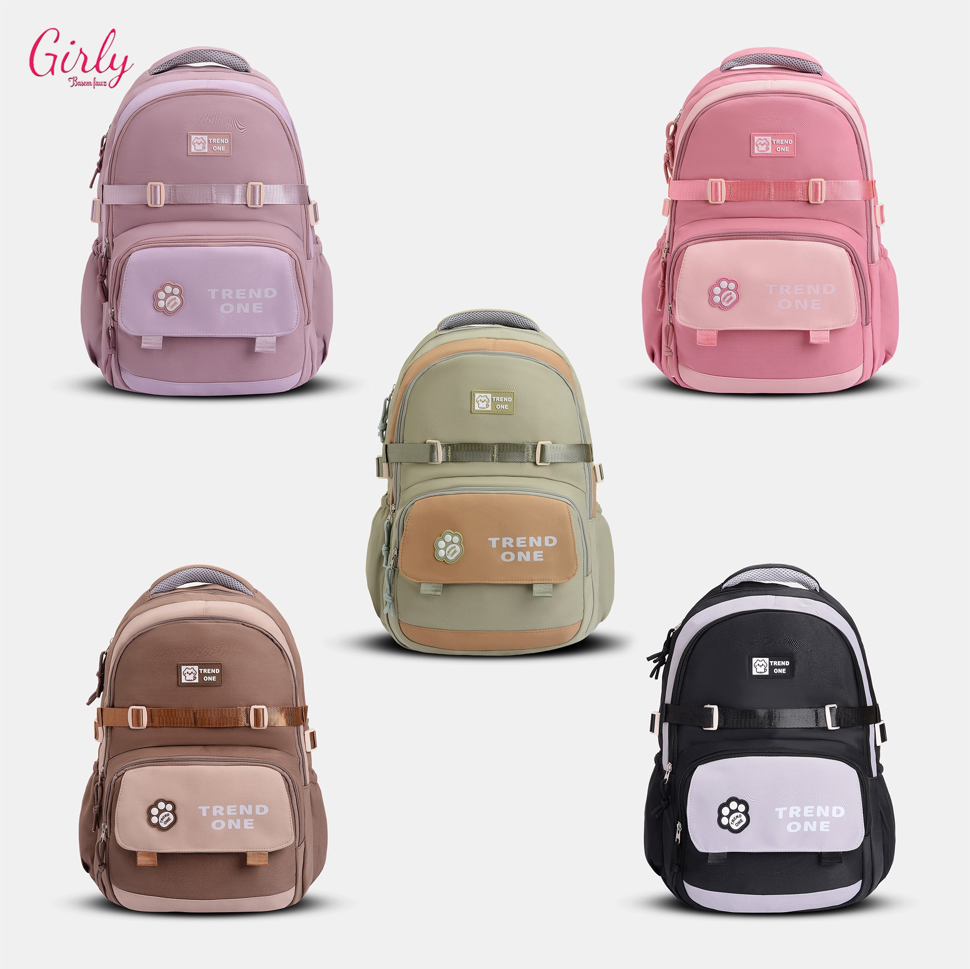 شنطة ظهر عملية وأنيقة – إصدار Girly الجديد للمدرسة والجامعة