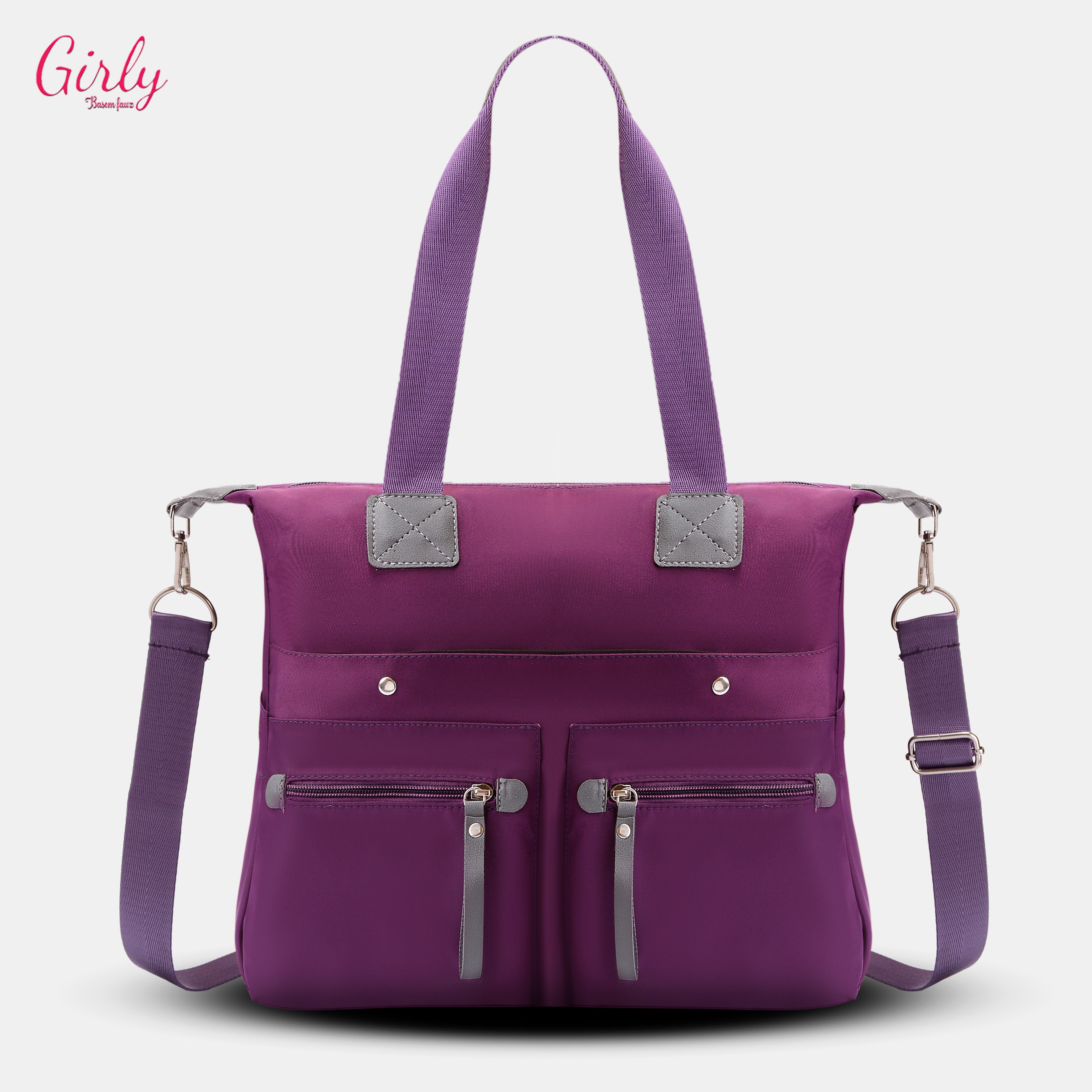 شنطة Girly ووتر بروف – المساحة اللي تستوعب يومك كله 👜✨