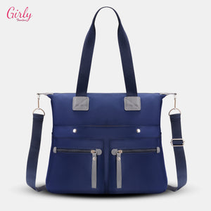 شنطة Girly ووتر بروف – المساحة اللي تستوعب يومك كله 👜✨