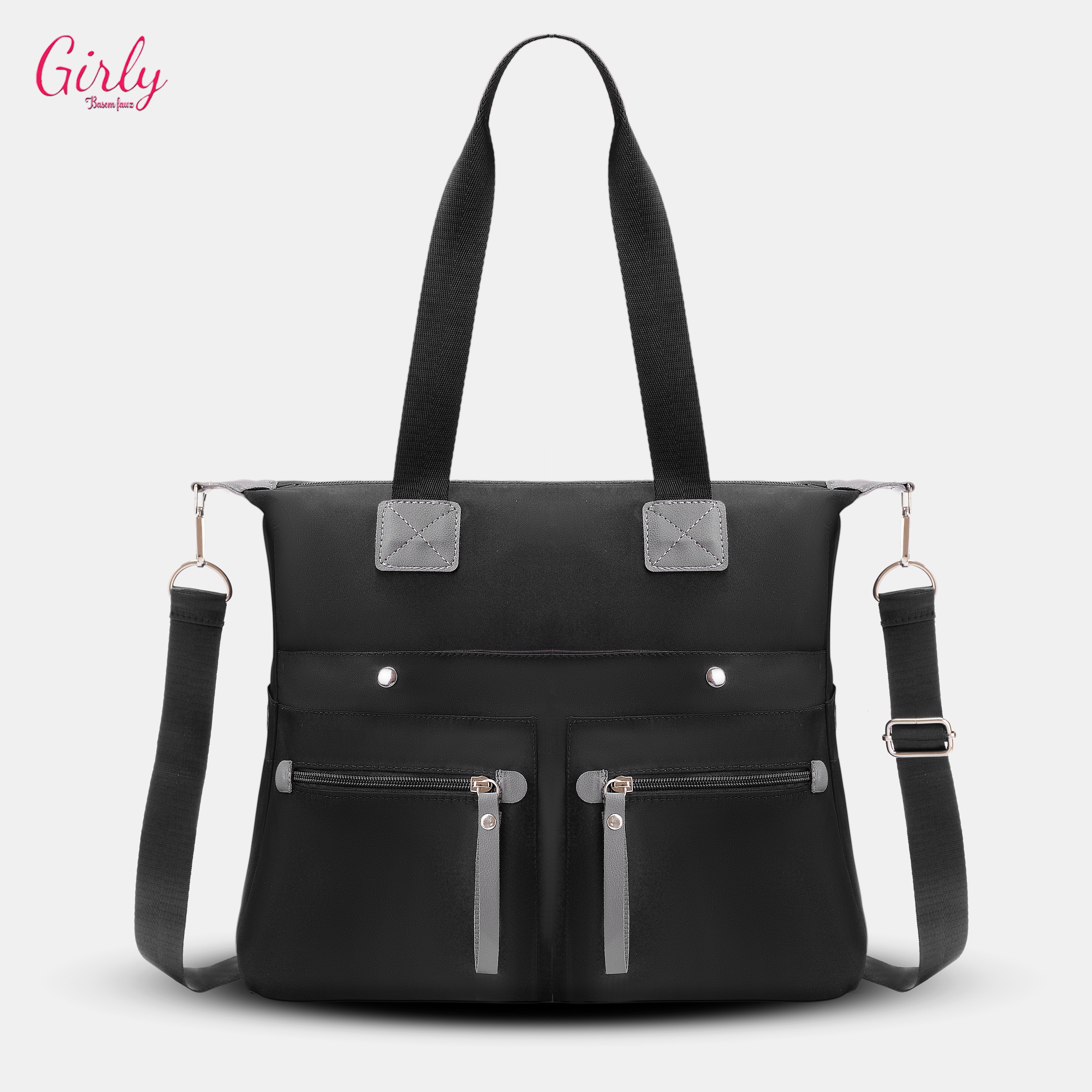 شنطة Girly ووتر بروف – المساحة اللي تستوعب يومك كله 👜✨