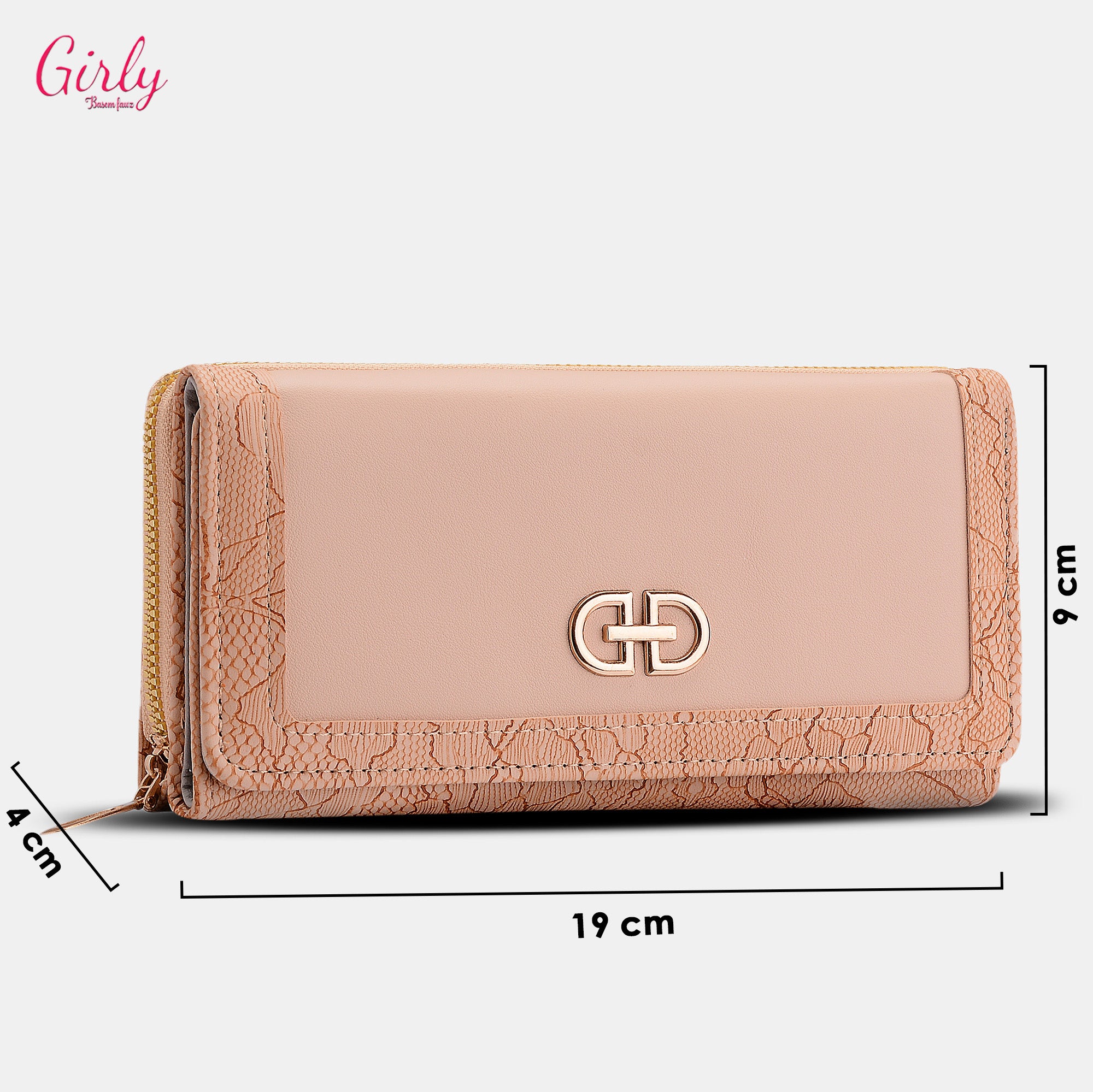 محفظة جلد بتفاصيل راقية – تصميم أنثوي عملي ✨