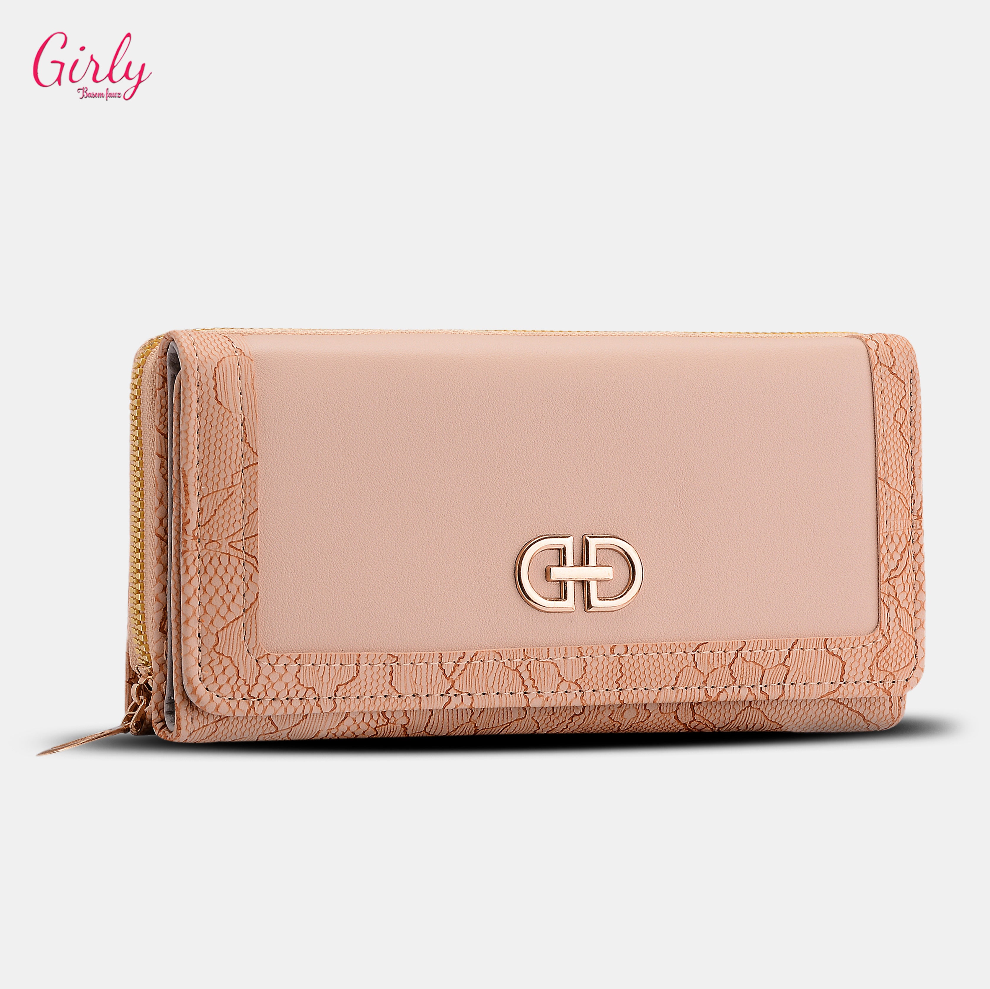 محفظة جلد بتفاصيل راقية – تصميم أنثوي عملي ✨