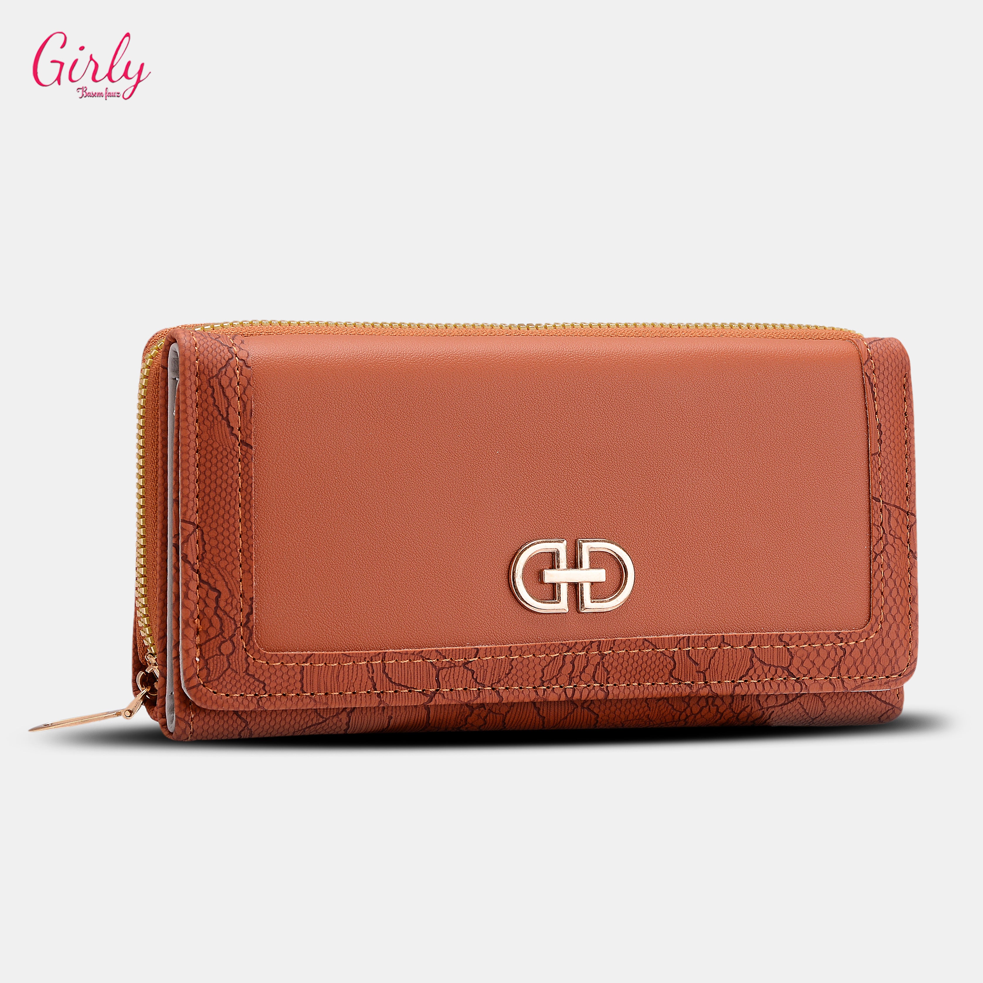 محفظة جلد بتفاصيل راقية – تصميم أنثوي عملي ✨