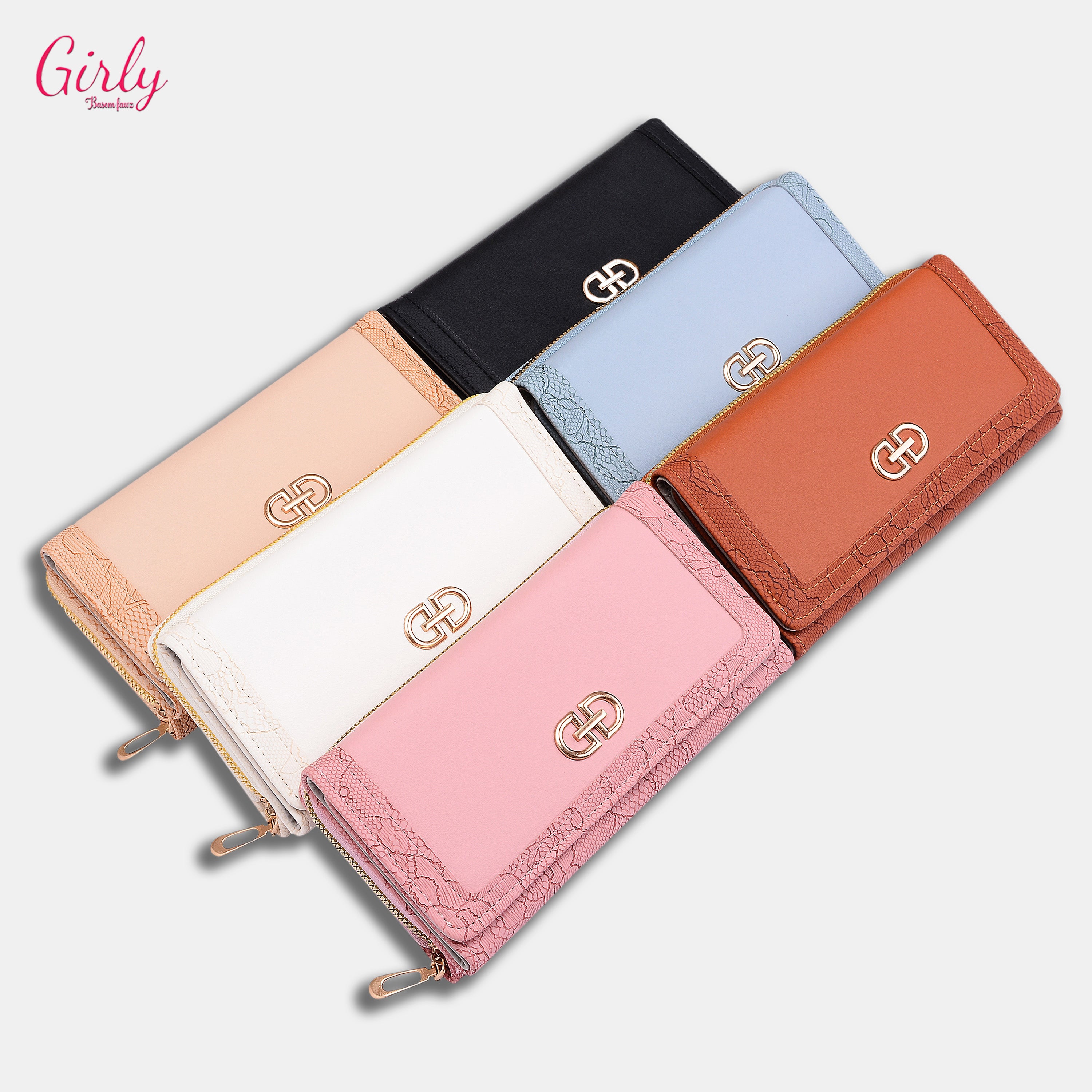 محفظة جلد بتفاصيل راقية – تصميم أنثوي عملي ✨