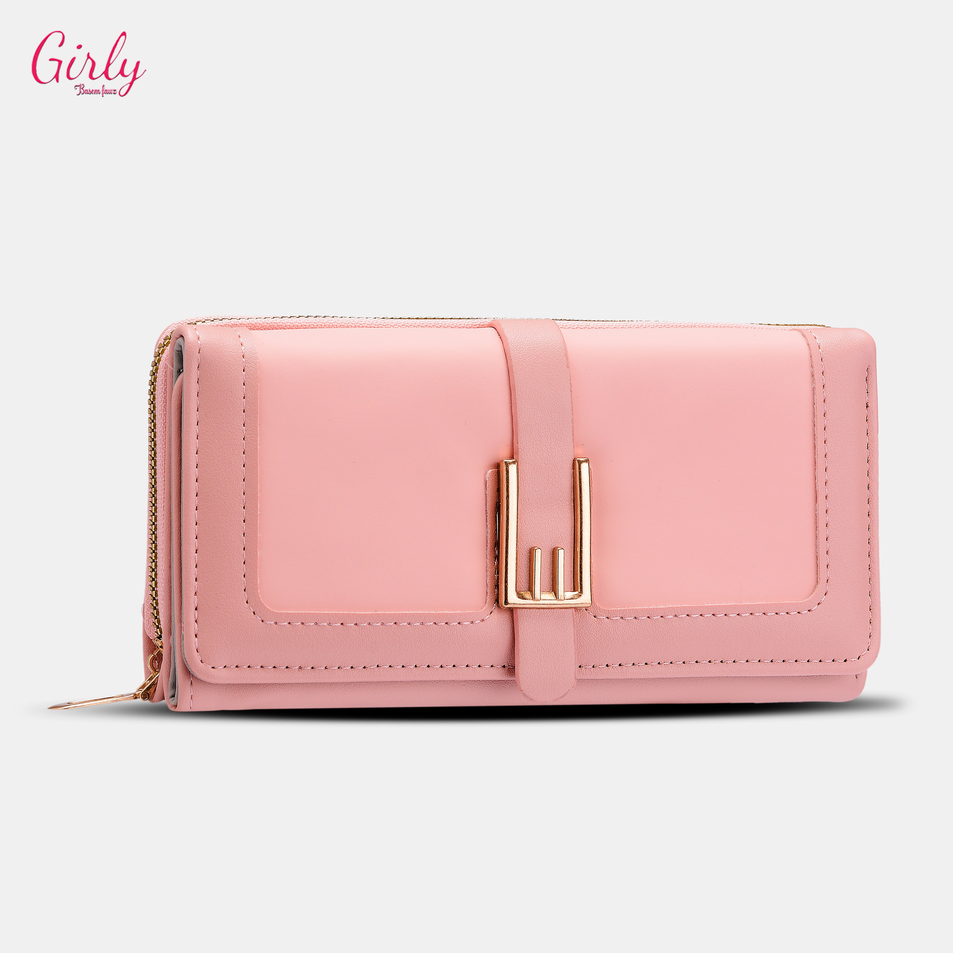 محفظة جلد طويلة بستايل أنثوي راقٍ من Girly