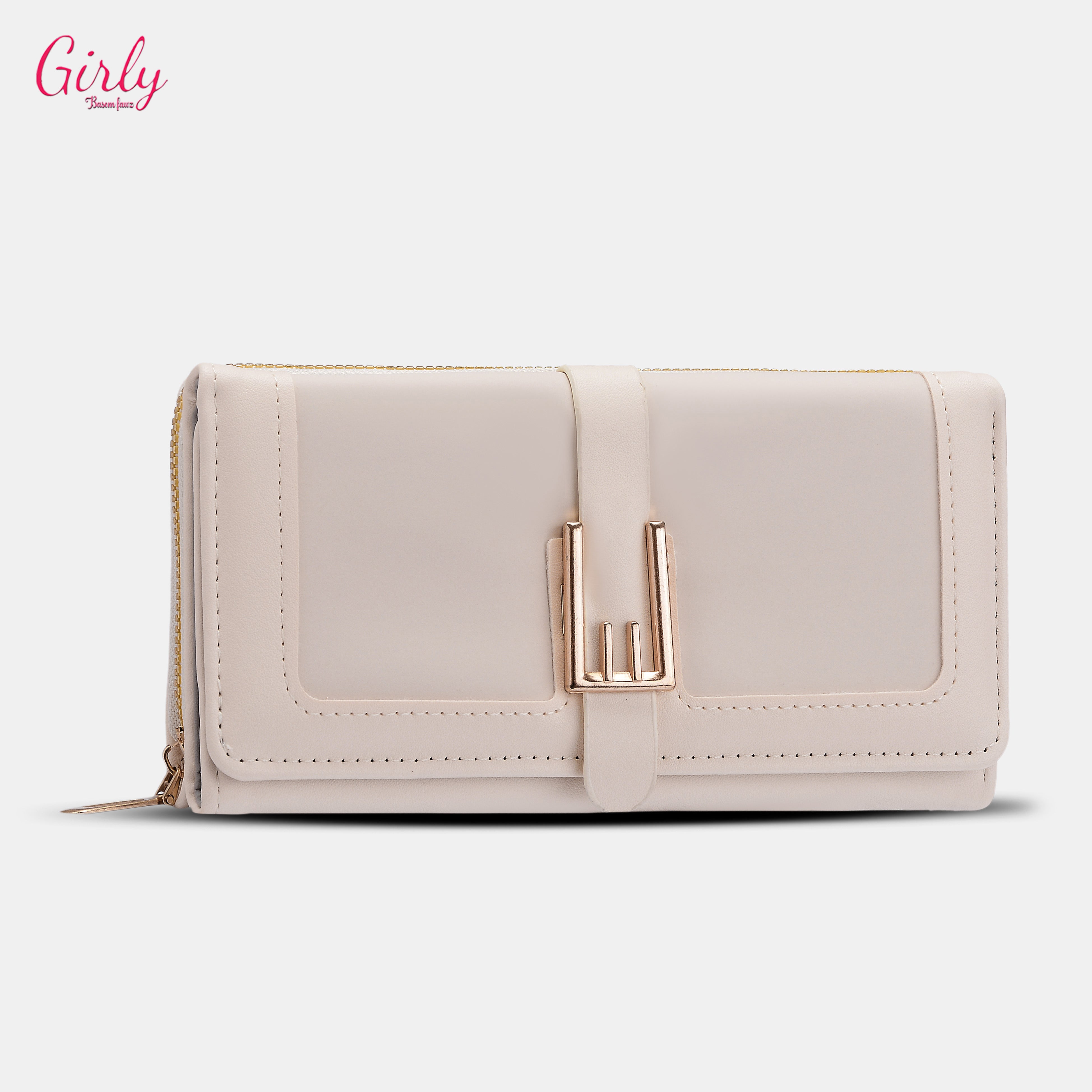 محفظة جلد طويلة بستايل أنثوي راقٍ من Girly