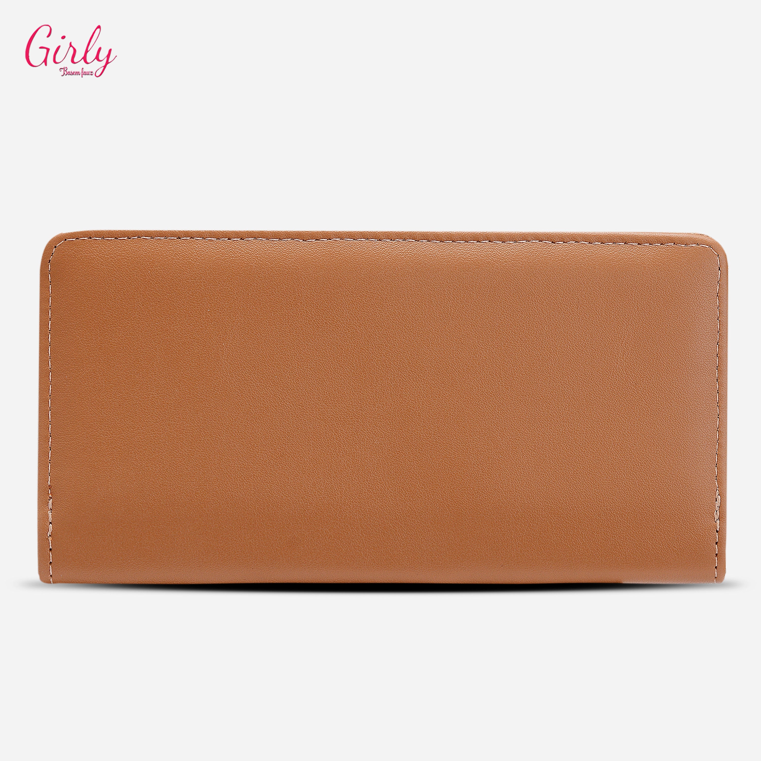 محفظة جلد طويلة بستايل أنثوي راقٍ من Girly