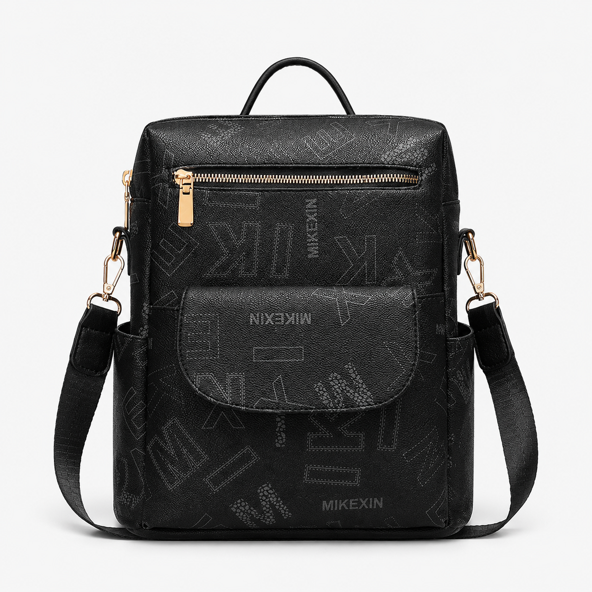 شنطة ظهر جلد فاخرة بمطبوعات Stylish عصرية