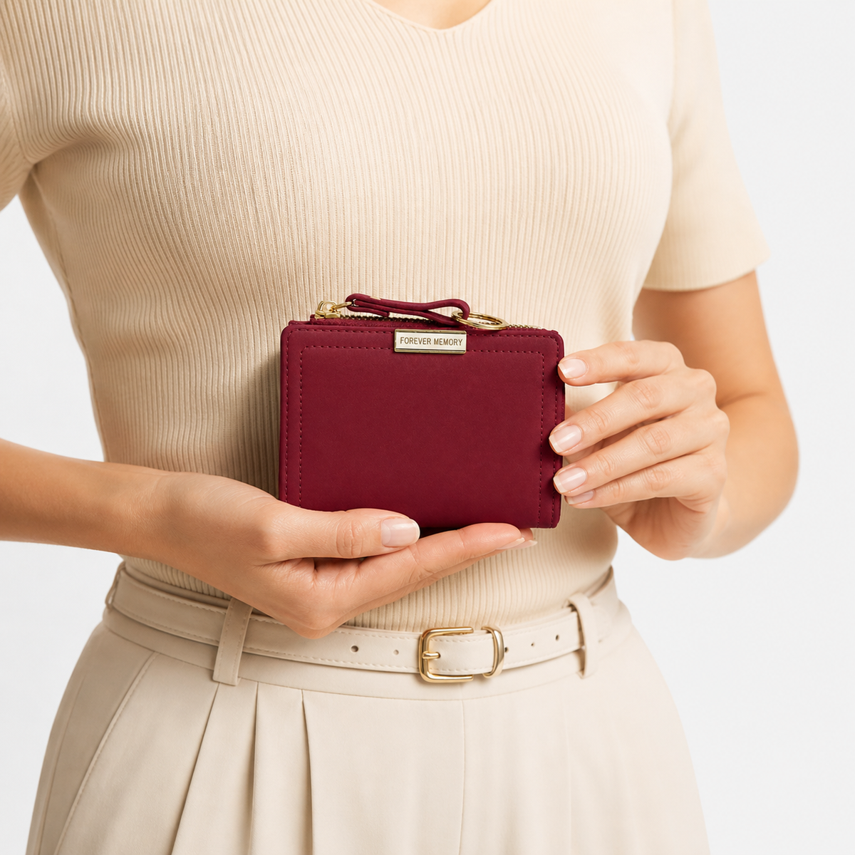 محفظة مستوردة ميني بتصميم عملي أنيق – Mini Smart Wallet