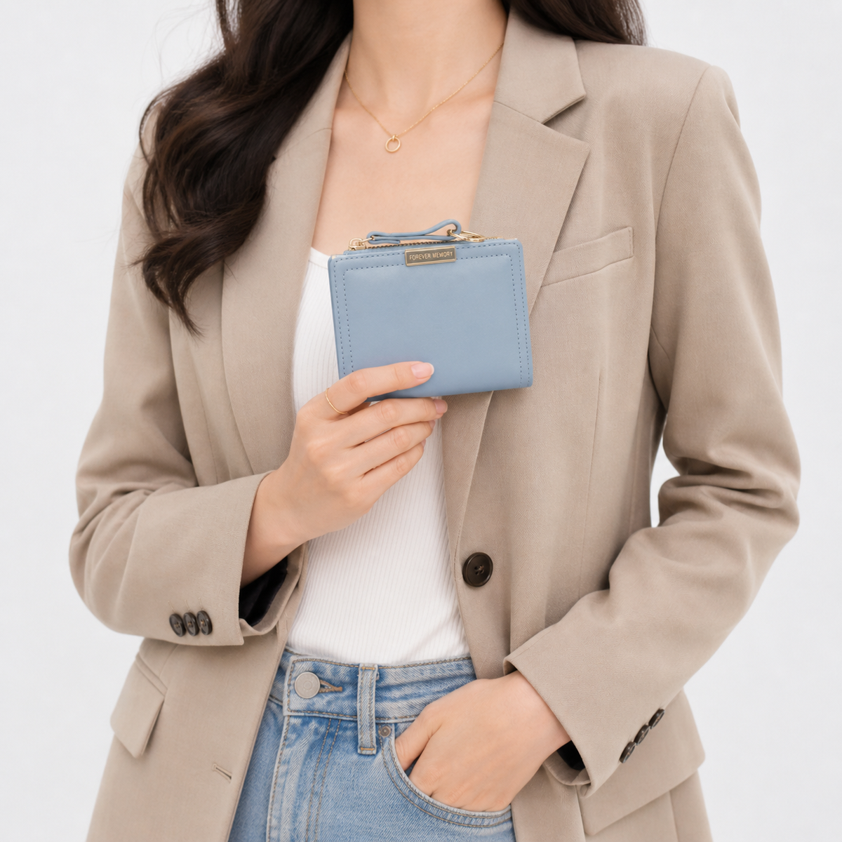 محفظة مستوردة ميني بتصميم عملي أنيق – Mini Smart Wallet
