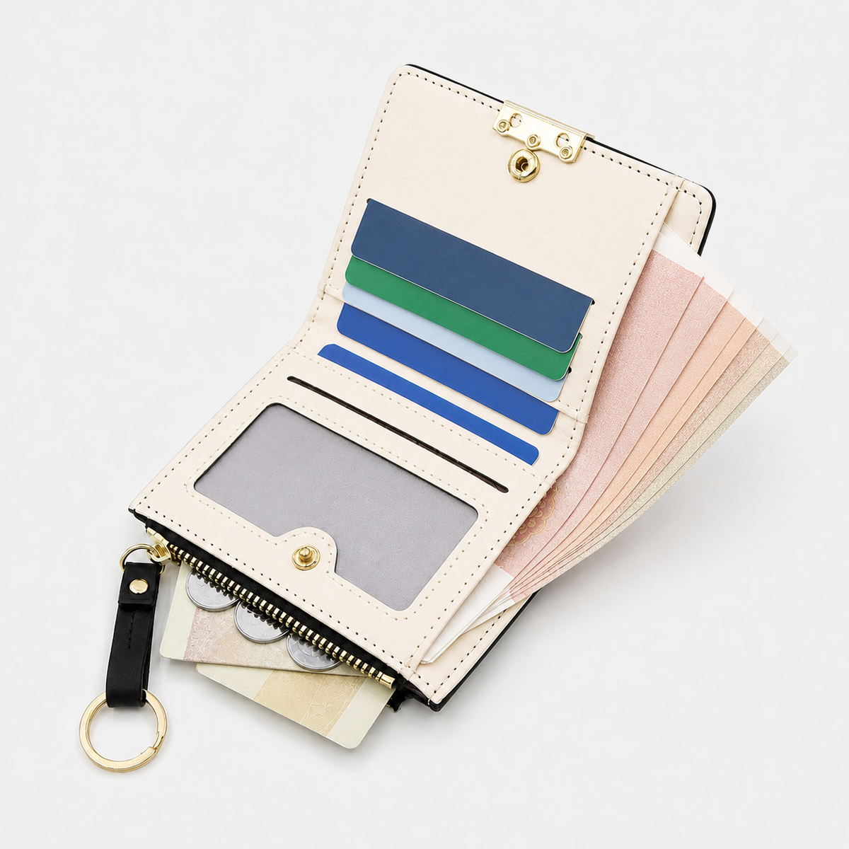 محفظة مستوردة ميني بتصميم عملي أنيق – Mini Smart Wallet