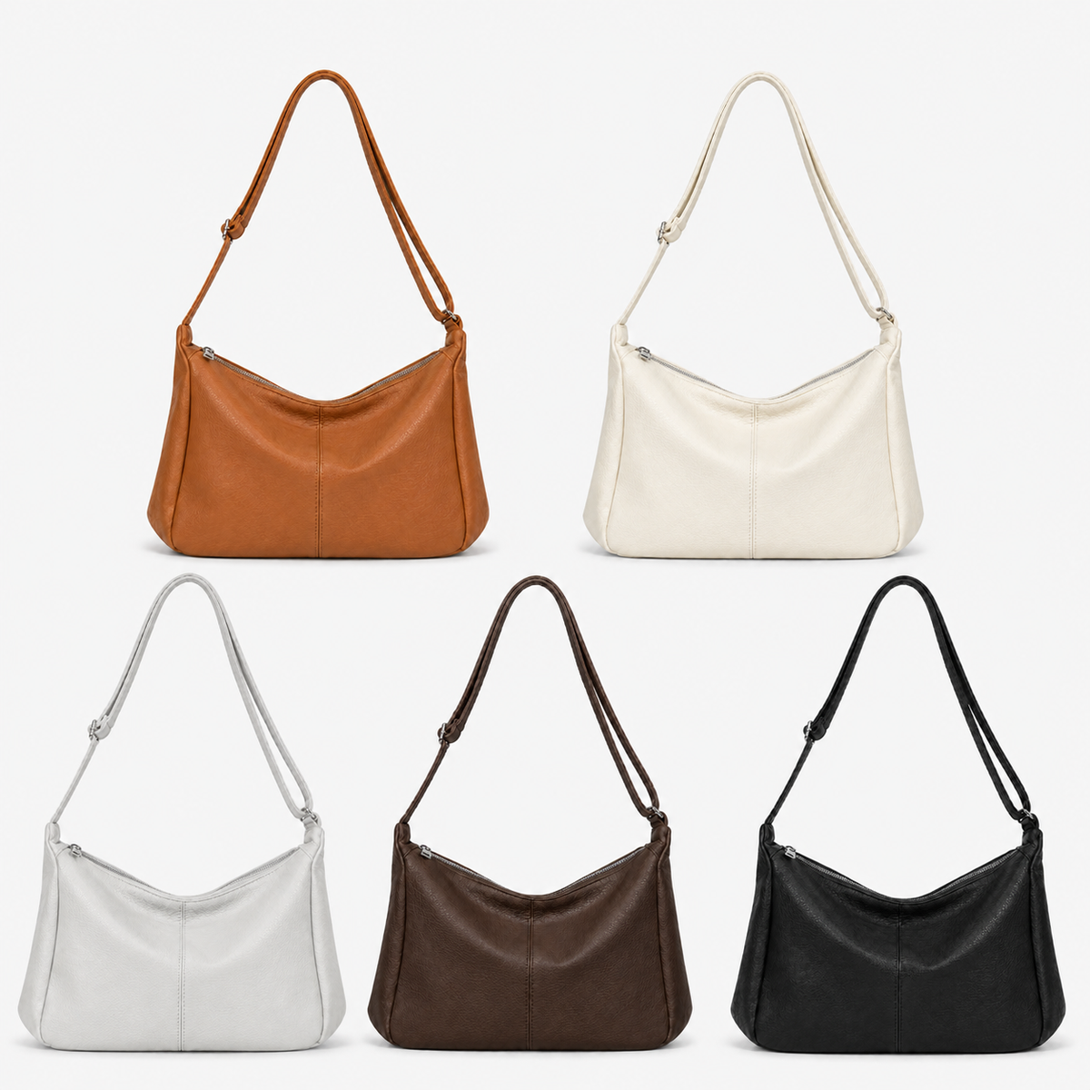 شنطة مستوردة Soft Leather Hobo Bag