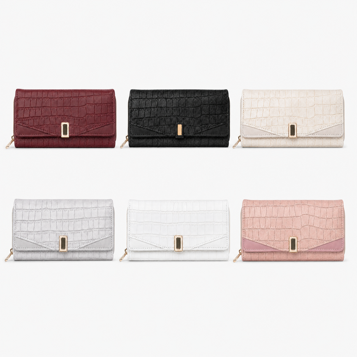محفظة مستوردة Elegant Everyday Wallet بلمسة ناعمة 🤍