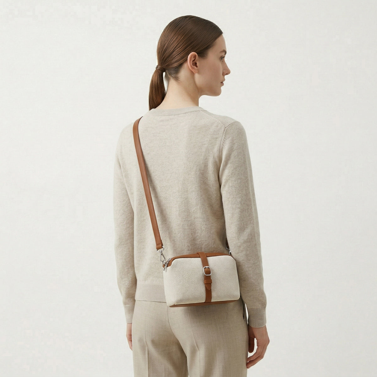 طقم شنط 2×1 للاستخدام اليومي – Backpack & Crossbody Set