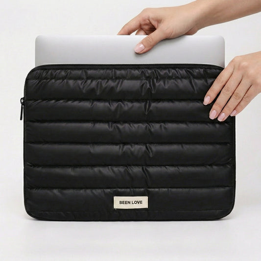 Premium Puffy Quilted Laptop Sleeve