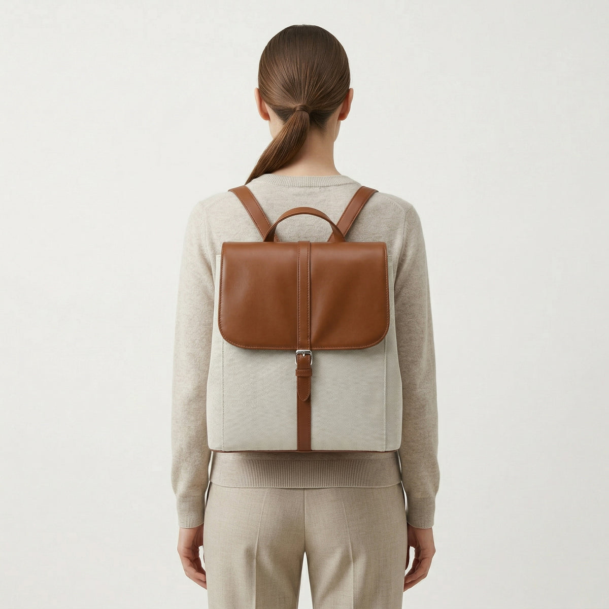 طقم شنط 2×1 للاستخدام اليومي – Backpack & Crossbody Set