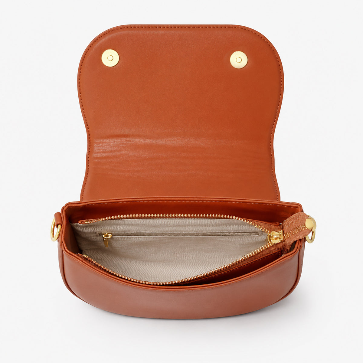 شنطة مستوردة بتصميم منحني أنيق – Saddle Bag