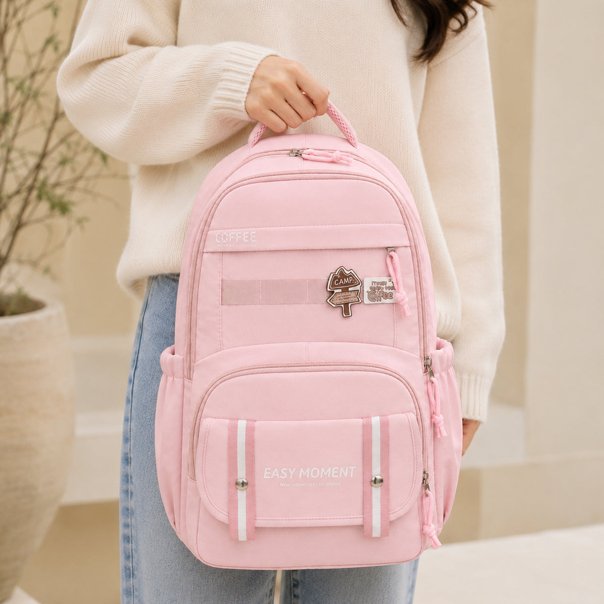 شنطة ظهر مدرسية مستوردة بتصميم كاجوال | Casual School Backpack