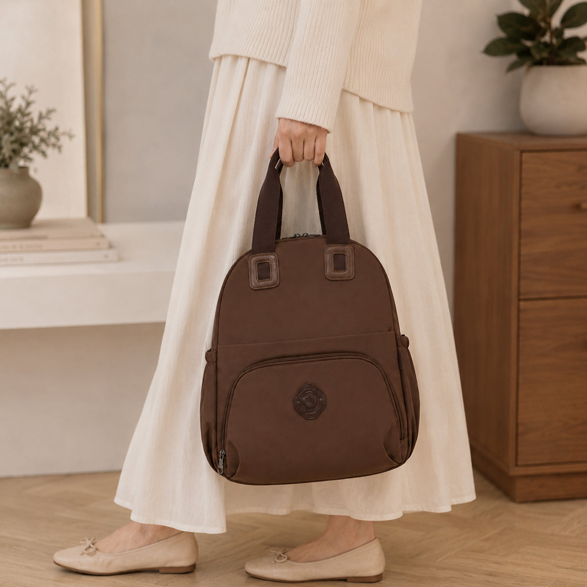 شنطة مستوردة عملية للجامعة والشغل والسفر | Everyday Multiway Bag