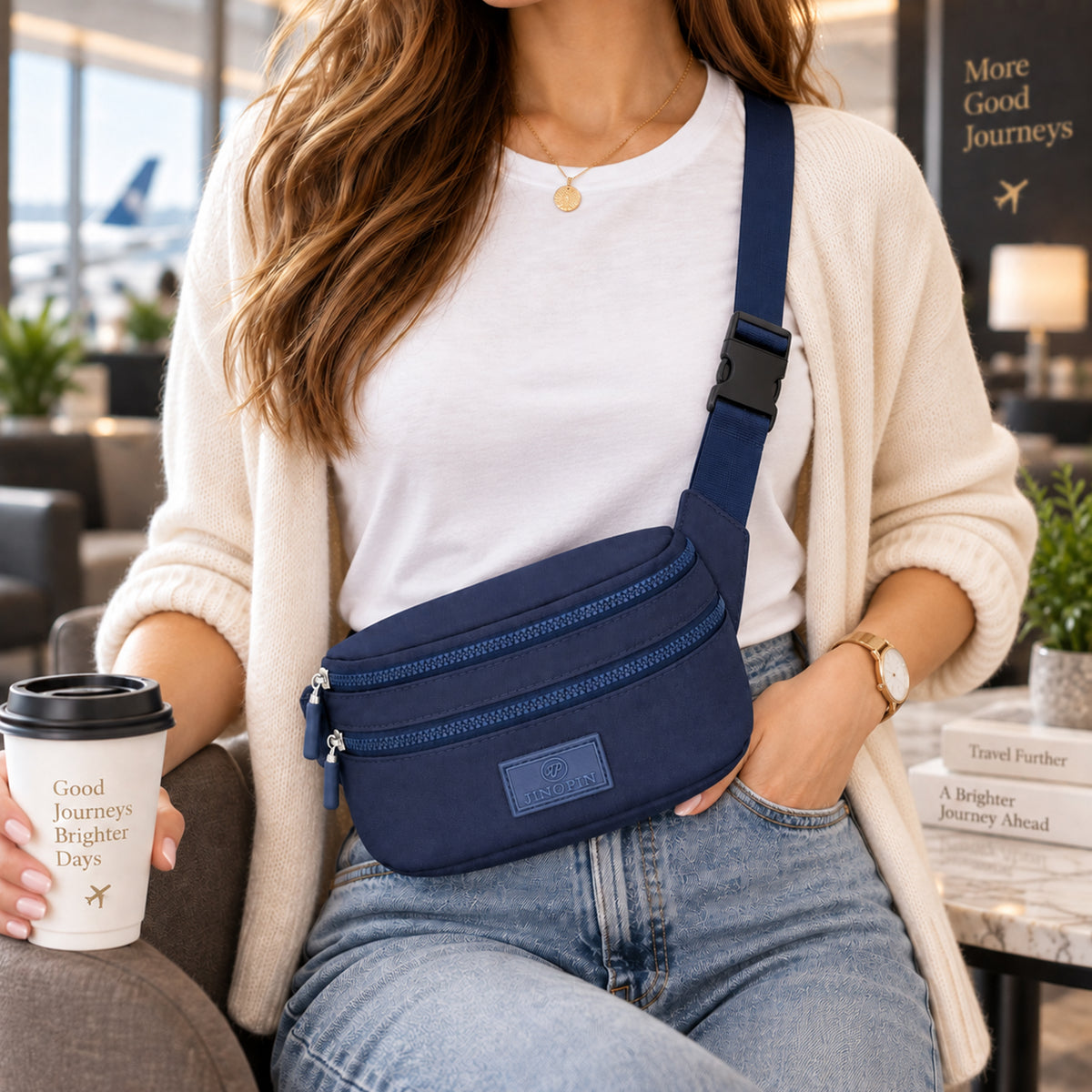 شنطة وسط عملية ووتر بروف – Everyday Belt Bag