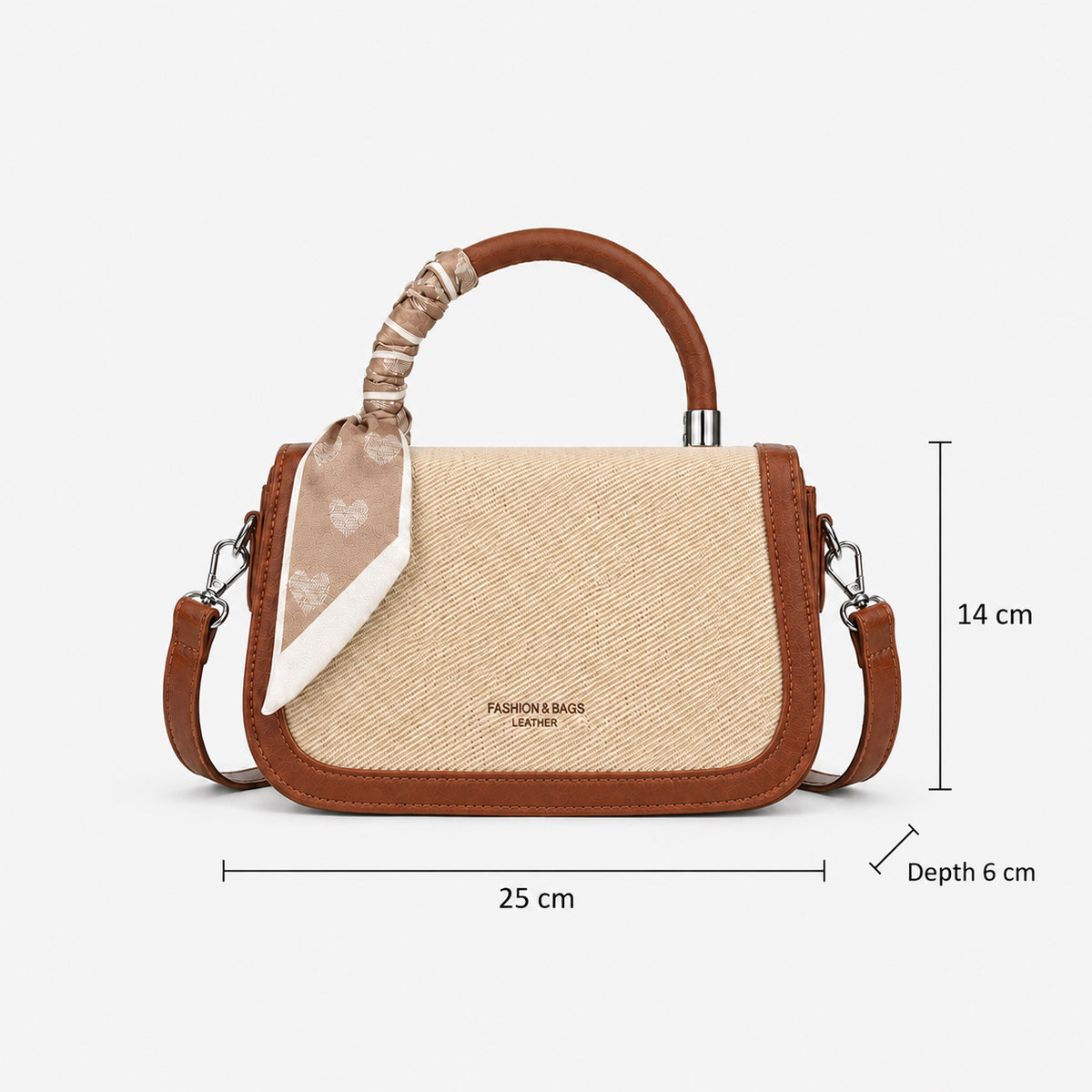 شنطة مستوردة بتصميم أنيق ومميز – Imported Scarf Handbag