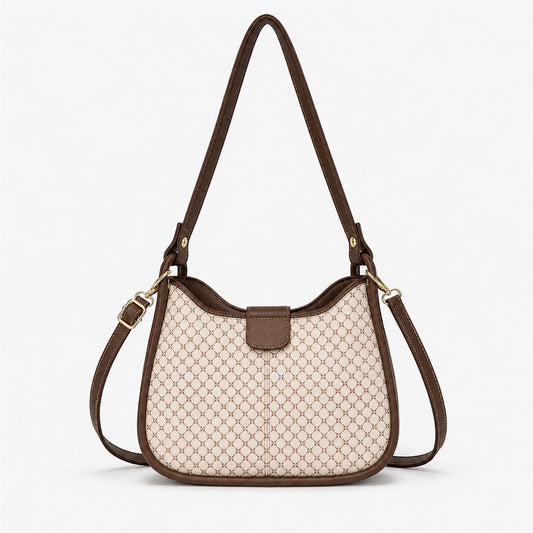 شنطة مستوردة بتصميم عصري ونقشة مميزة – Imported Printed Shoulder Bag